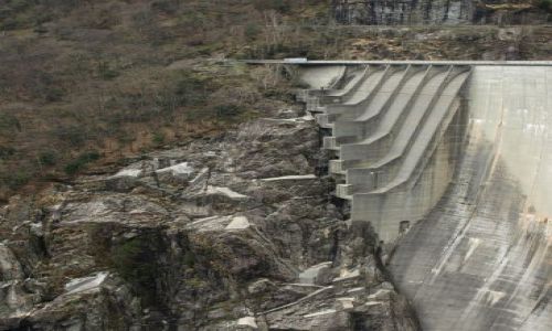 Zdjecie SZWAJCARIA / Verzasca / tama / tony betonu