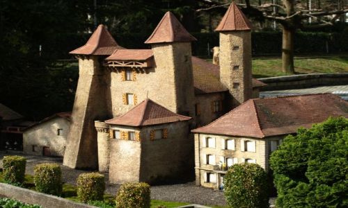 Zdjęcie SZWAJCARIA / Lugano  / Park miniatur / zamki