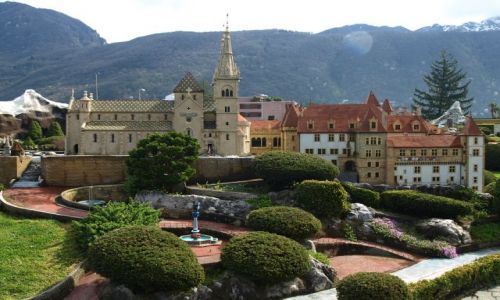 Zdjecie SZWAJCARIA / Lugano  / Park miniatur / zamek dla Bari