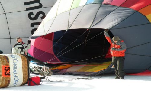Zdjcie SZWAJCARIA / Kanton Vaud / Chteau d'Oex / Festiwal Balonowy w Chteau d'Oex