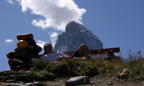 Zdjecie SZWAJCARIA / Zermatt / w drodze / Matterhorn
