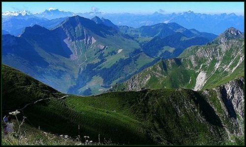 Zdjecie SZWAJCARIA / - / Moleson (2002 m) / Szwajcarskie widoki