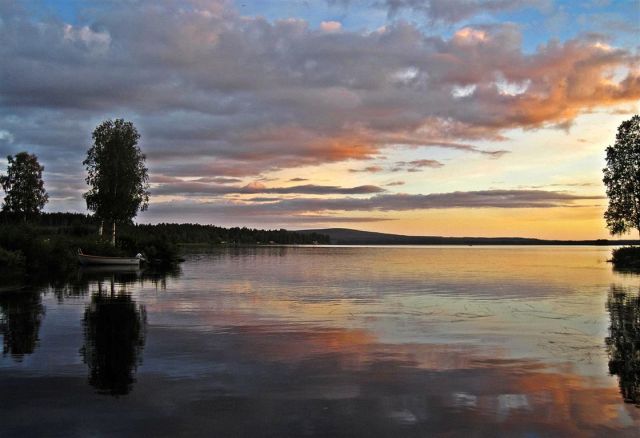 Zdjęcia: NORSJO, LAPONIA, ZMIERZCH NAD JEZIOREM NORSJON, SZWECJA Zdjęcia: NORSJO, LAPONIA, ZMIERZCH NAD JEZIOREM NORSJON, SZWECJA