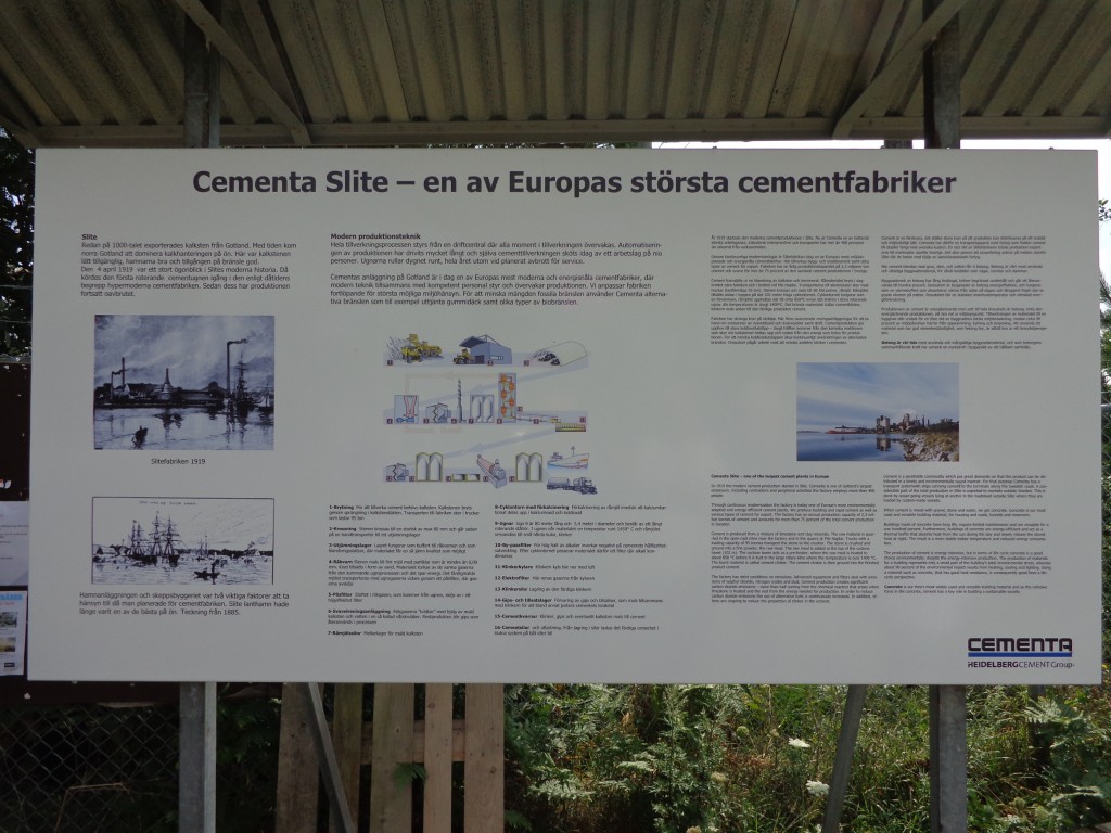 Zdjęcia: Slite - cementownia., Gotlandia., Rowerem na wyspy szwedzkie., SZWECJA Zdjęcia: Slite - cementownia., Gotlandia., Rowerem na wyspy szwedzkie., SZWECJA