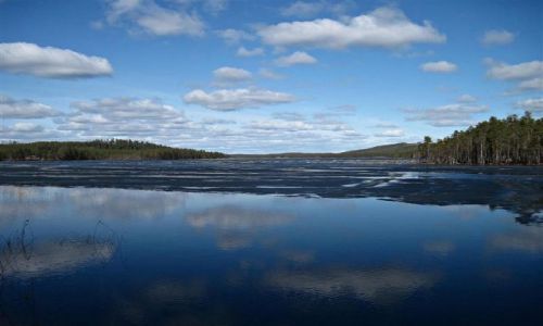 Zdjecie SZWECJA / VASTERBOTTEN-LAPONIA / OKOLICE LYCKSELE / CISZA I SPOKJ