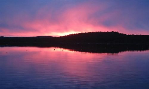 Zdjcie SZWECJA / VASTERBOTTEN-LAPONIA / OKOLICE LYCKSELE / ZACHD SOCA W LAPONII