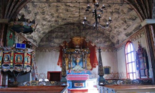 Zdjecie SZWECJA / JAMTLAND / ALVROS / KOCIӣ W ALVROS