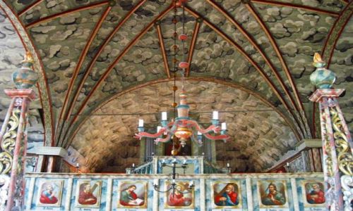 Zdjecie SZWECJA / JAMTLAND / ALVROS / KOCIӣ W ALVROS