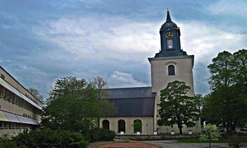 Zdjecie SZWECJA / DALARNA / HEDEMORA / KOCIӣ W HEDEMORA  1