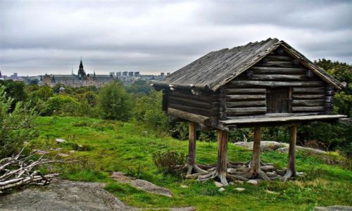 Zdjecie SZWECJA / SZTOKHOLM / DJURGARDEN-SZTOKHOLM / W SKANSENIE