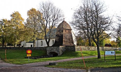 Zdjcie SZWECJA / VASTMANLAND / BADELUNDA / KOCIӣ  W  BADELUNDA