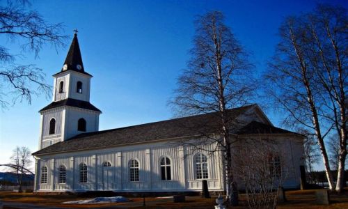 Zdjcie SZWECJA / VASTERBOTTEN-LAPONIA / SORSELE / KOCIӣ  W  SORSELE