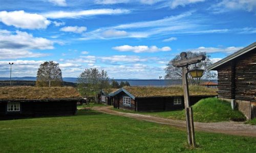 Zdjecie SZWECJA / DALARNA / RATTVIK / KEMPING  NAD  SILJAN