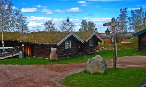 Zdjcie SZWECJA / DALARNA / RATTVIK / KEMPING  NAD  SILJAN