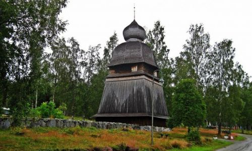 Zdjcie SZWECJA / VASTERNORRLAND / HARNOSAND / KOCIӣ W  HARNOSAND
