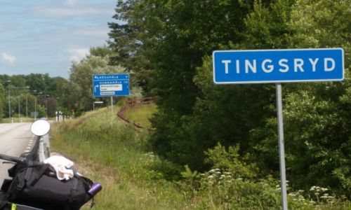 Zdjcie SZWECJA / Kronobergs lan / Dojedam do Tinsgryd / Rowerem po Szwecji