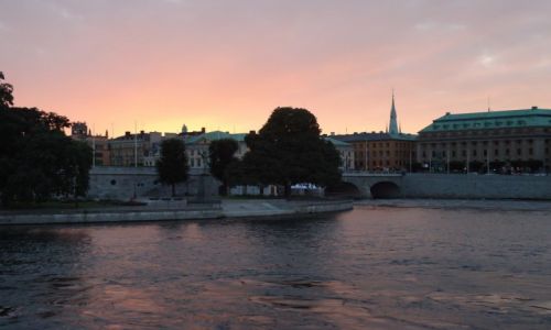 Zdjcie SZWECJA / Sztokholm / Gamla Stan / Sztokholm o zmierzchu