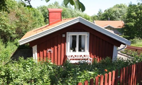 Zdjęcie SZWECJA / Blekinge / Wyspa Aspö / Domek letniskowy