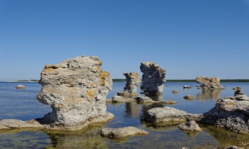 Zdjcie SZWECJA / Wyspa Faro. / Langhammars / Rowerem po Olandii, Gotlandii, Faro i Pwyspie Skandynawskim kawaek.