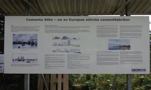 Zdjcie SZWECJA / Gotlandia. / Slite - cementownia. / Rowerem na wyspy szwedzkie.