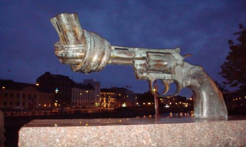 Zdjecie SZWECJA / malmo / malmo / przeciw przemocy