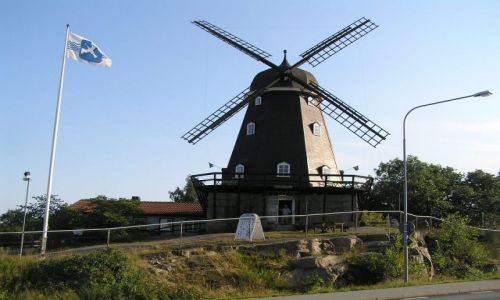 Zdjęcie SZWECJA / Archipelag Blekinge / Wyspa Sturko / Wiatrak na wyspie Sturko