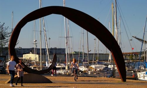 Zdjcie SZWECJA / Vastra Gotaland / Goteborg / na rowerze