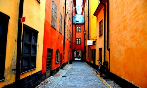 Zdjcie SZWECJA / Gamla stan / Sztokholm / Uliczki Sztokholmu