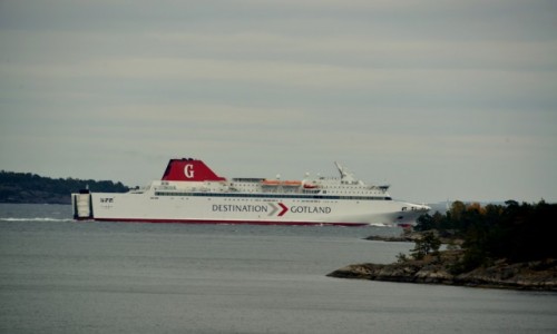 Zdjęcie SZWECJA / xxx / Nynashamn / Prom na Gotlandię