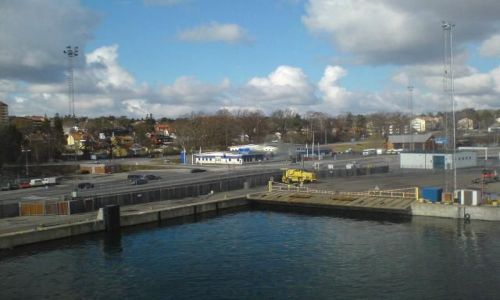 Zdjecie SZWECJA / brak / Nynashamn / Wpywamy do portu