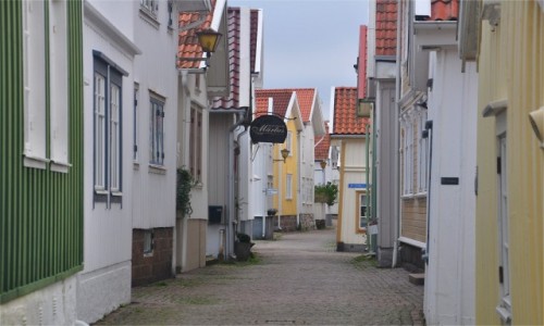Zdjcie SZWECJA / Szwecja zachodnia / Lysekil / Spacery wskimi uliczkami