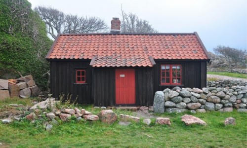 Zdjcie SZWECJA / Vastra Gotaland / Lysekil / Domek rybaka 