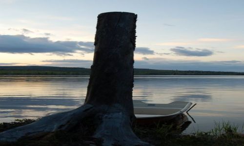 Zdjecie SZWECJA / Halsingland / Rengsjo / Nad jeziorem Storsjon