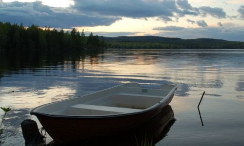 Zdjecie SZWECJA / Halsingland / Rengsjo / Jezioro Storsjon