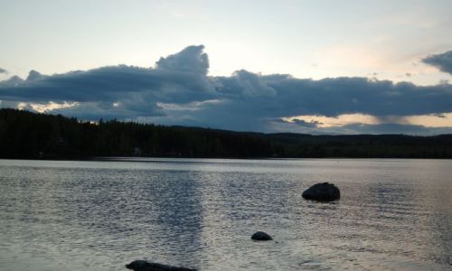 Zdjecie SZWECJA / Halsingland / Rengsjo / Jezioro Storsjon