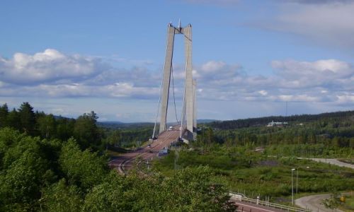 Zdjcie SZWECJA / SKANDYNAWIA / HARNOSAND / MOST