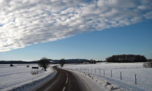 Zdjęcie SZWECJA / DALARNA / OKOLICE HEDEMORY / NIEBO DALARNY