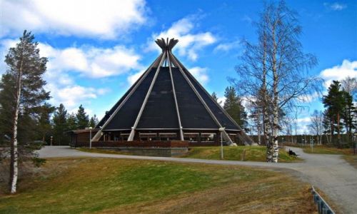 Zdjecie SZWECJA / VASTERBOTTEN-LAPONIA / LYCKSELE / DOMEK SAMW