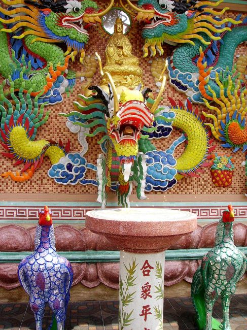 Zdjęcia: dzielnica chińska, Bangkok, w światyni chińskiej, TAJLANDIA Zdjęcia: dzielnica chińska, Bangkok, w światyni chińskiej, TAJLANDIA