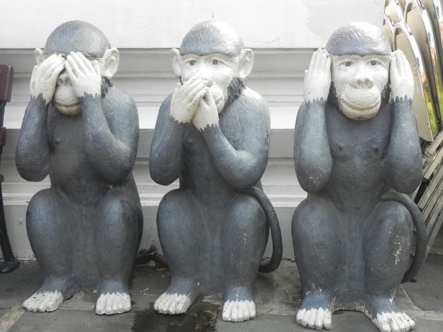 Zdjęcia: .., bangkok, kamienne małpki, TAJLANDIA Zdjęcia: .., bangkok, kamienne małpki, TAJLANDIA