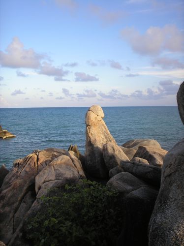 Zdjęcia: plaża, Ko Samui, kamieniście, TAJLANDIA Zdjęcia: plaża, Ko Samui, kamieniście, TAJLANDIA