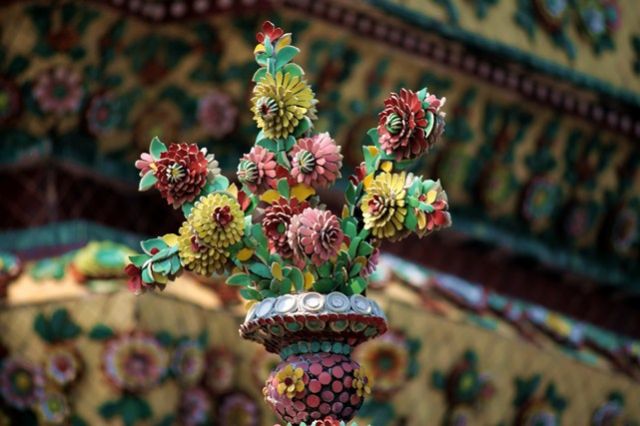Zdjęcia: Bangkok, element buddyjskiej świątyni, TAJLANDIA Zdjęcia: Bangkok, element buddyjskiej świątyni, TAJLANDIA