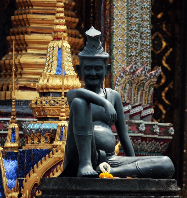 Zdjęcia: Bangkok, element buddyjskiej świątyni, TAJLANDIA Zdjęcia: Bangkok, element buddyjskiej świątyni, TAJLANDIA