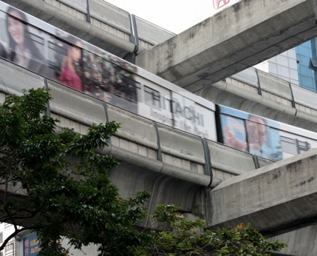 Zdjęcia: Bangkok, kolej nadziemna w Bangkoku, TAJLANDIA Zdjęcia: Bangkok, kolej nadziemna w Bangkoku, TAJLANDIA