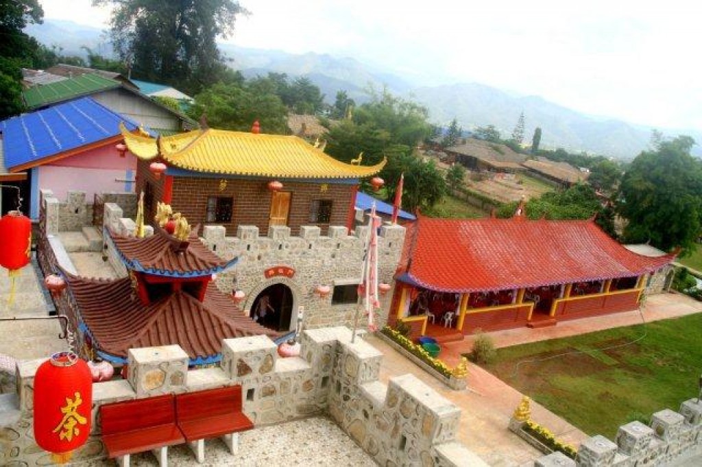 Zdjęcia: Pai, Chiński Mur w China Village, Pai, TAJLANDIA Zdjęcia: Pai, Chiński Mur w China Village, Pai, TAJLANDIA