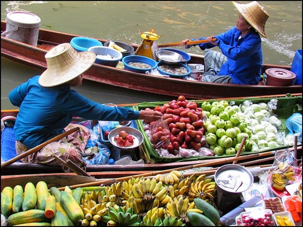 Zdjęcia: Damnoen Saduak, Kanchanaburi, Damnoen Saduak 4, TAJLANDIA Zdjęcia: Damnoen Saduak, Kanchanaburi, Damnoen Saduak 4, TAJLANDIA