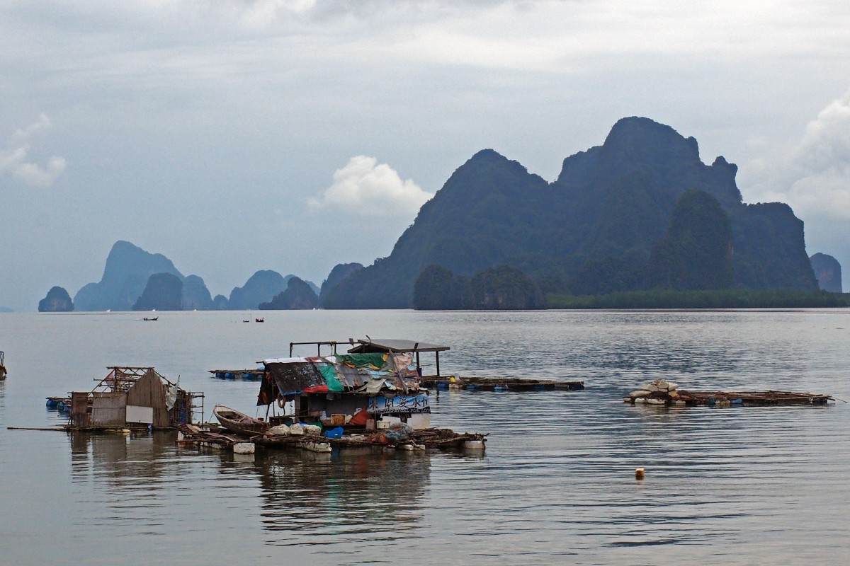 Zdjęcia: Ko Panyi, Phang Nga, Na wodzie, TAJLANDIA Zdjęcia: Ko Panyi, Phang Nga, Na wodzie, TAJLANDIA
