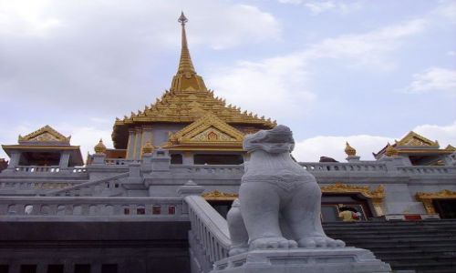 Zdjecie TAJLANDIA / Bangkok / chiska dzielnica / wituynia zotego Buddy