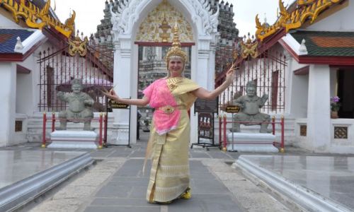 Zdjecie TAJLANDIA / Bangkok / Wat Arun – wityni witu / Nowa Tajska Bogini 