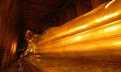 Zdjecie TAJLANDIA / bangkok / wiatynia / lezcy budda